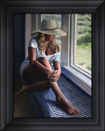 Framed Alli&#39;s Hat Print