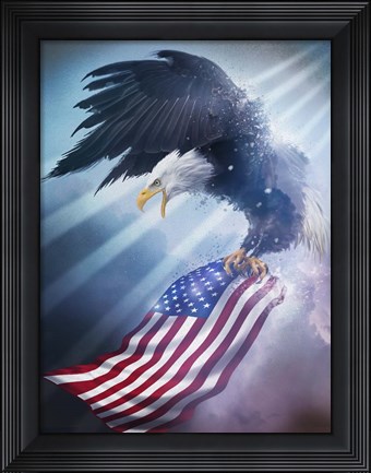Framed Eagle 1 Print