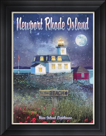 Framed Rhode Island Print