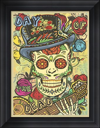 Framed Day of the Dead Print