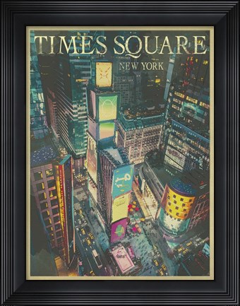 Framed Times Square Print