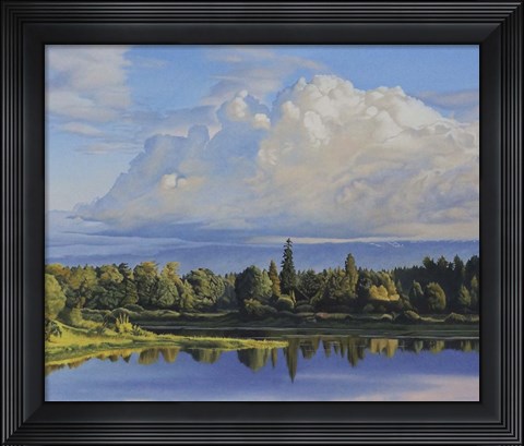 Framed Across the Lagoon Print