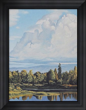 Framed Autumn Clouds Print