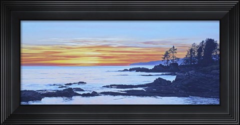 Framed Botany Bay Sunset Print