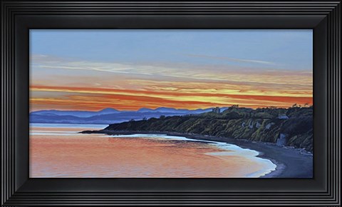 Framed Dallas Road Sunset Print