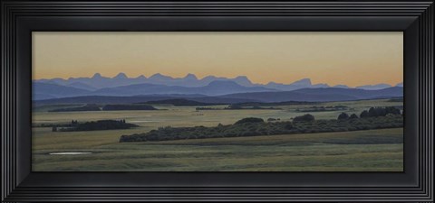 Framed Foothills Afterglow Print