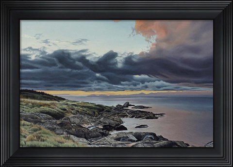 Framed Harling Point Dawn Print