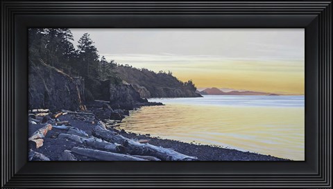 Framed Last Beach Print