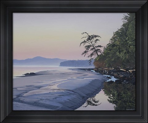 Framed Morning Sandbar Print