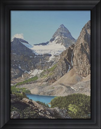 Framed Mount Assiniboine Print