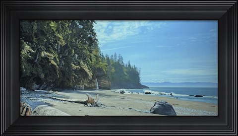 Framed Mystic Beach Spring Print