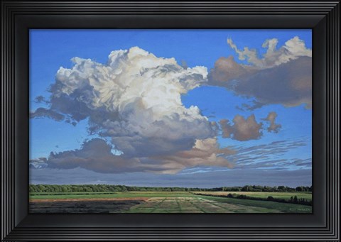 Framed Prairie Clouds II Print