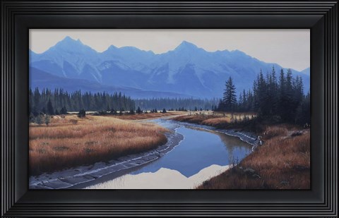 Framed Rocky Mountain Dawn Print