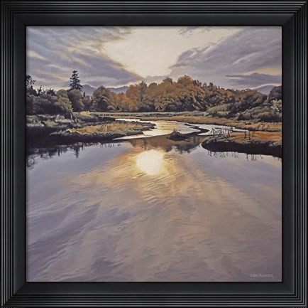 Framed Setting Sun Print