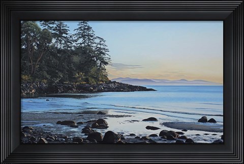 Framed Tranquil Cove 2 Print