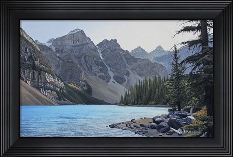 Framed Valley of the Ten Peaks Print