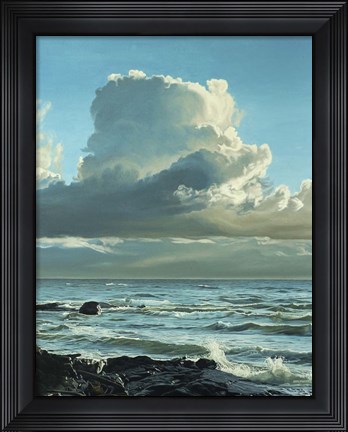 Framed Windswept Shore Print