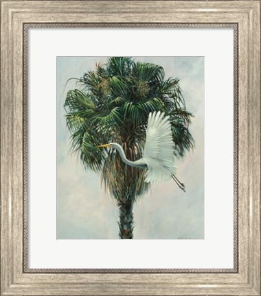 Framed Cabbage Palm Print