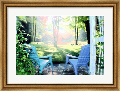 Framed Garden XIII Print