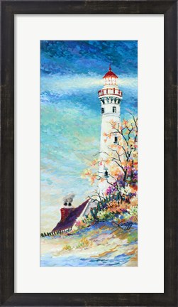 Framed Lighthouse Print