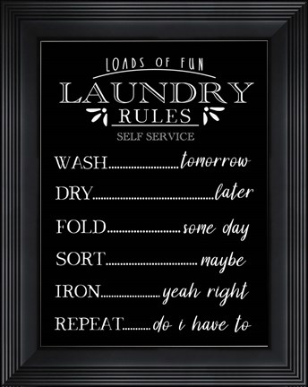 Framed Loads of Fun Print