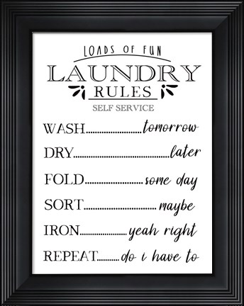 Framed Loads of Fun Print