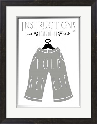 Framed Laundry Pants Print