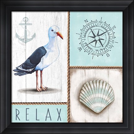Framed Nautical Relax Print