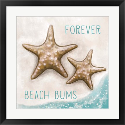 Framed Forever Beach Bums Print