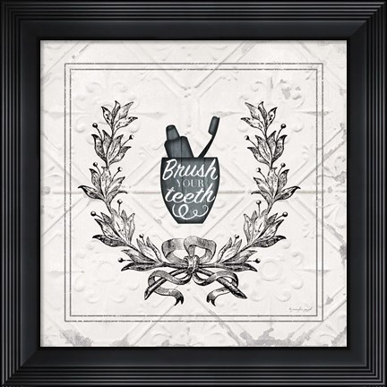 Framed Brush Print