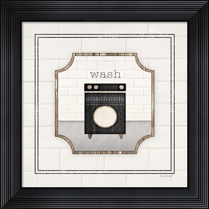 Framed Wash Print