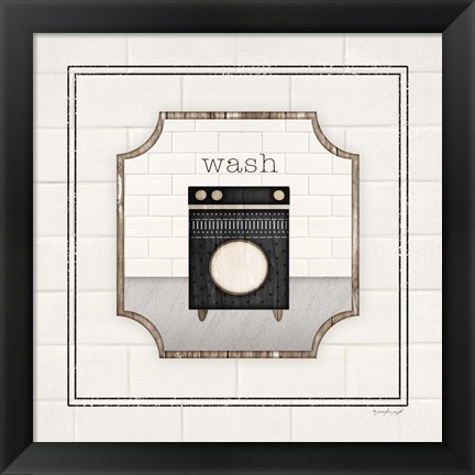 Framed Wash Print