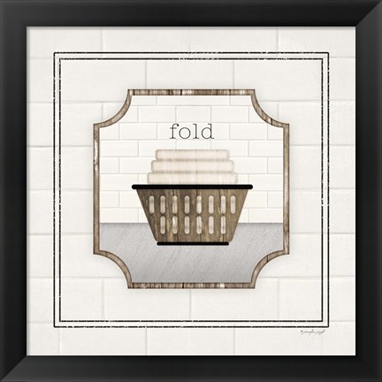 Framed Fold Print