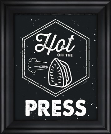 Framed Hot off the Press Print
