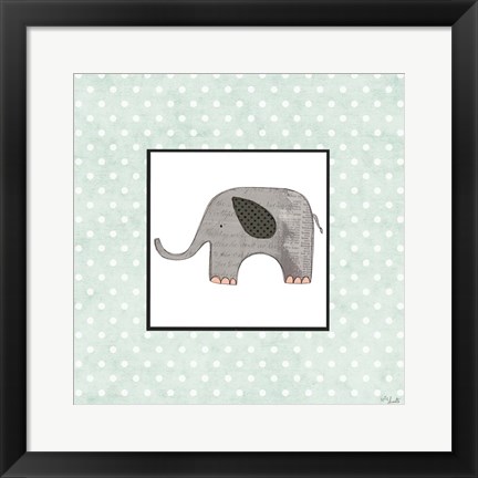 Framed Little Elephant Print