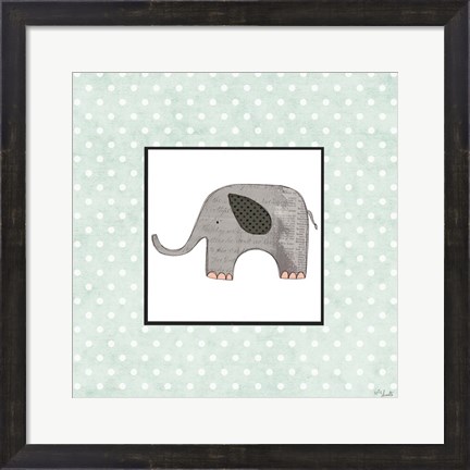 Framed Little Elephant Print