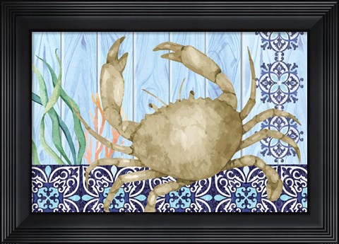 Framed Crab Print