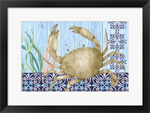 Framed Crab Print