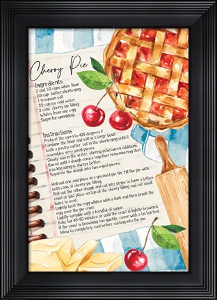Framed Cherry Pie Print