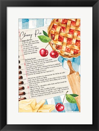 Framed Cherry Pie Print