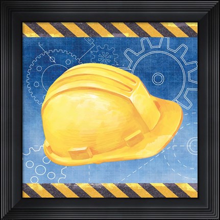 Framed Hard Hat Print