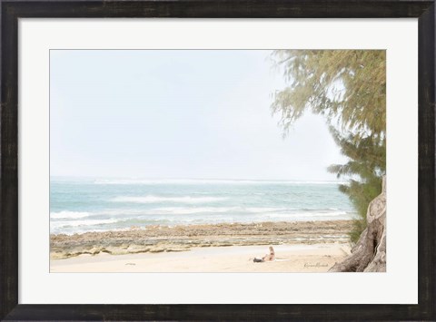 Framed Day at the Beach I Print