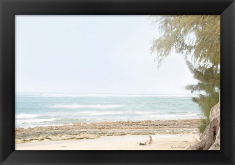 Framed Day at the Beach I Print