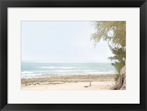 Framed Day at the Beach I Print