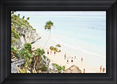 Framed Tulum Beach I Print