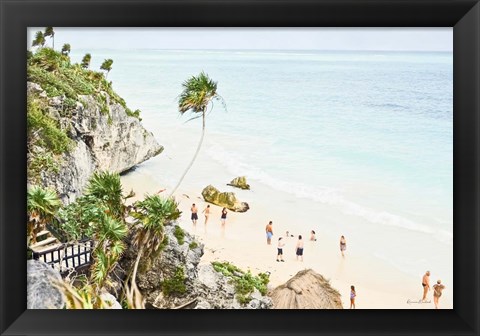 Framed Tulum Beach I Print