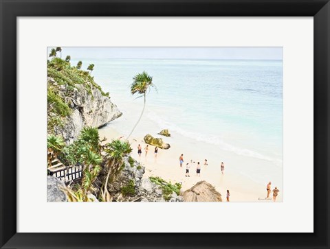 Framed Tulum Beach I Print