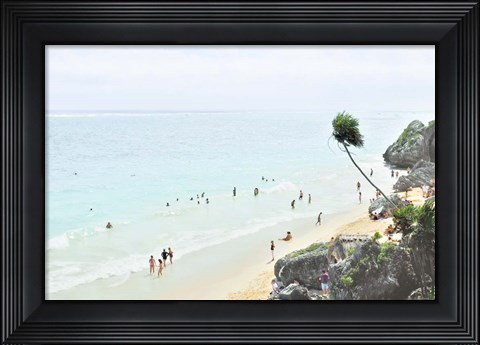 Framed Tulum Beach II Print