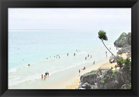 Framed Tulum Beach II Print