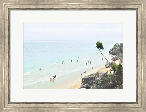 Framed Tulum Beach II Print